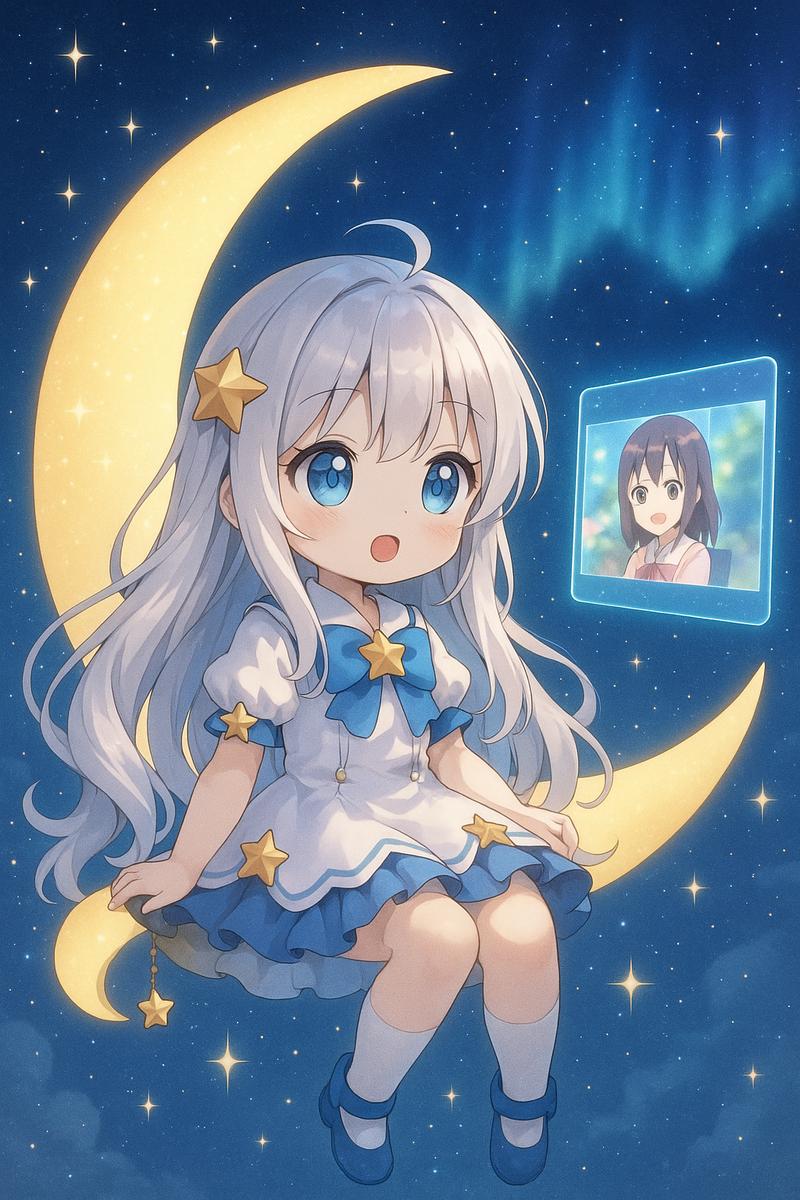 海角动漫美图-月光星辰少女写真