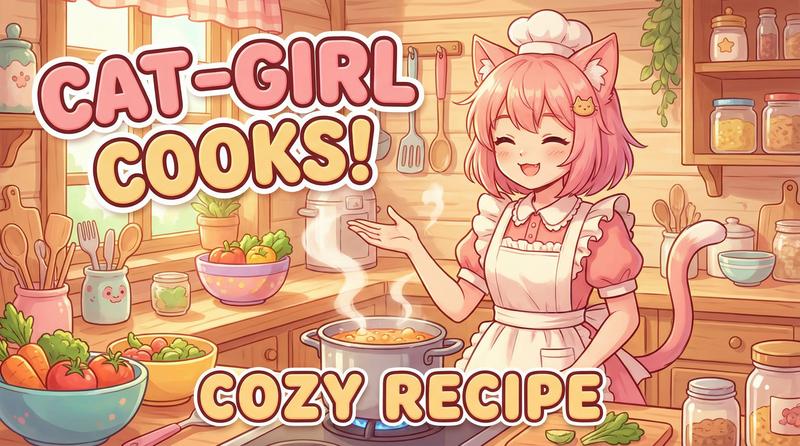 海角生活动漫-猫娘厨房日记-美食动漫教程