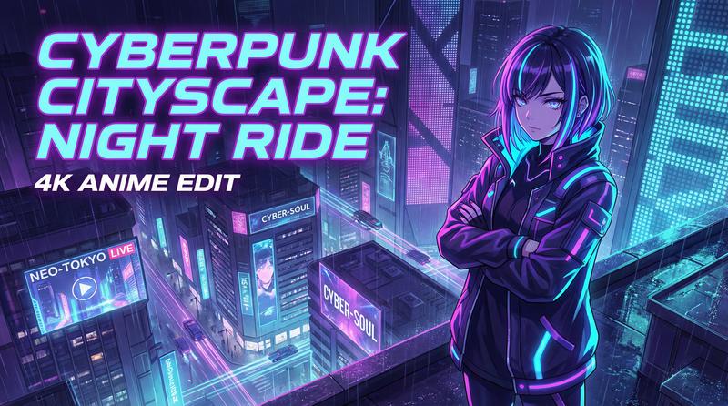 海角科幻动漫-赛博霓虹夜行录-动漫剪辑